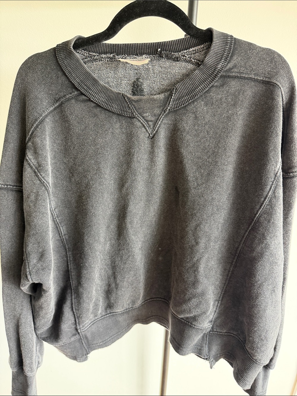 FP Movement x HATCH Intercept Maternity Sweatshirt – Washed Black – Size M